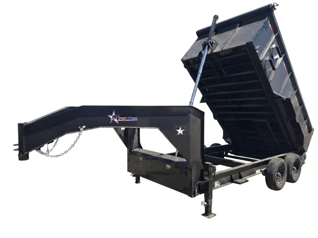 [JF26010029] 2026 Iron Star 14' Dump Trailer – Gooseneck – 14K GVWR