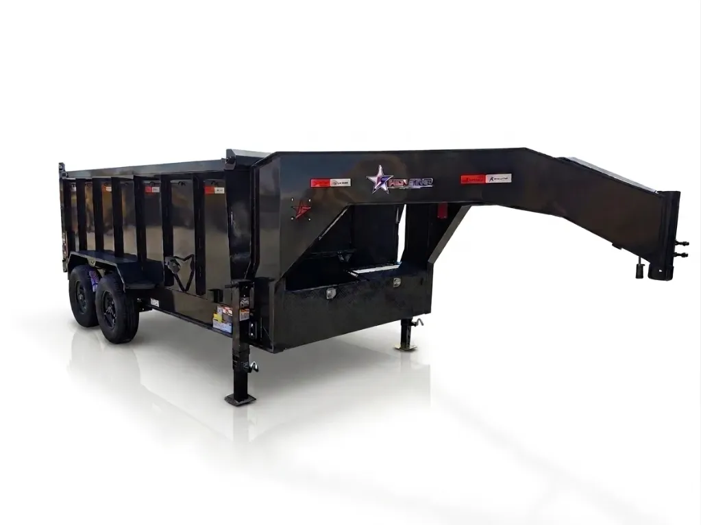 [JF26010035] 2026 Iron Star 14' Dump Trailer – Gooseneck – 14K GVWR