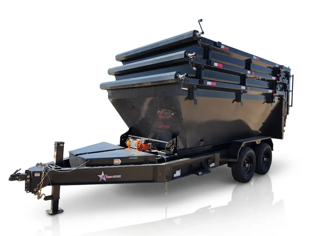 [JF26010001] 2026 Iron Star 14' Roll Off Dump Trailer – Bumper Pull – 14K GVWR (Trailer Only)